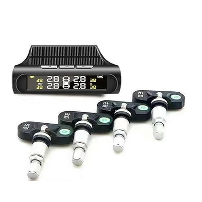 Detector solar de presión de neumáticos para coche, sistema