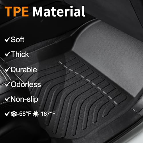 Binmotor-All Weather Car Floor Mats Cargo Liner Set for Chev