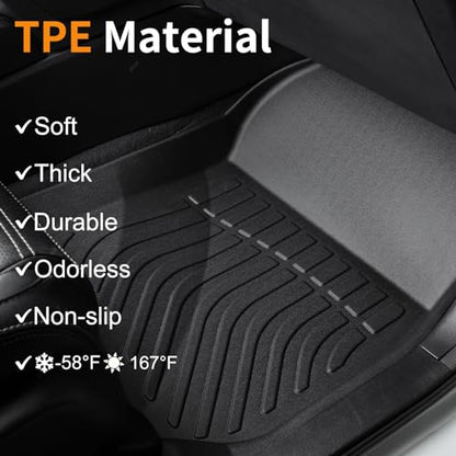 Binmotor-All Weather Car Floor Mats Cargo Liner Set for Chev