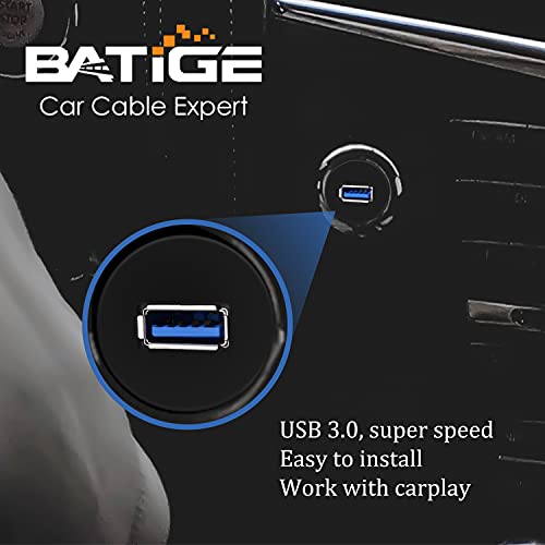 BATIGE Cable USB 3.0 de un solo puerto USB 3.0 macho a hembr