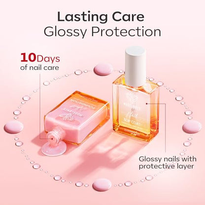 modelones Fortalecedor de uñas de gel transparente, esmalte