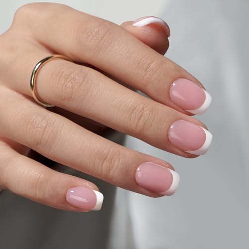 BTArtboxnails XCOATTIPS - Uñas de gel francesas a presión, u