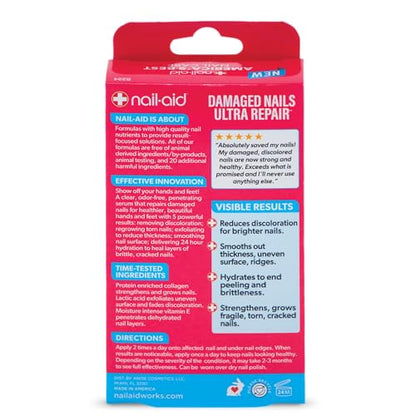 Nail-Aid - Uñas dañadas 5 en 1 multireparación para uñas de