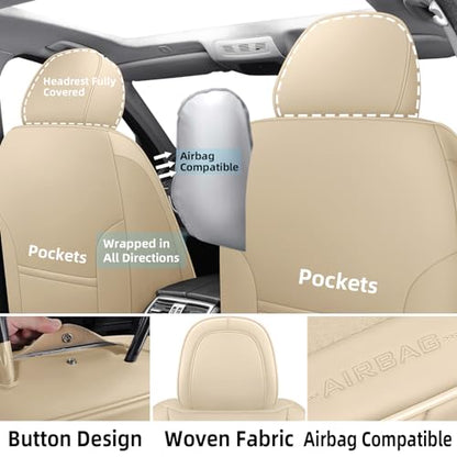 CAPITAUTO Juego completo de fundas de asiento de automóvil,