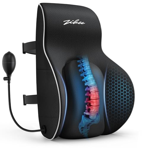 ZIKEE La almohada de apoyo lumbar ajustable proporciona un a