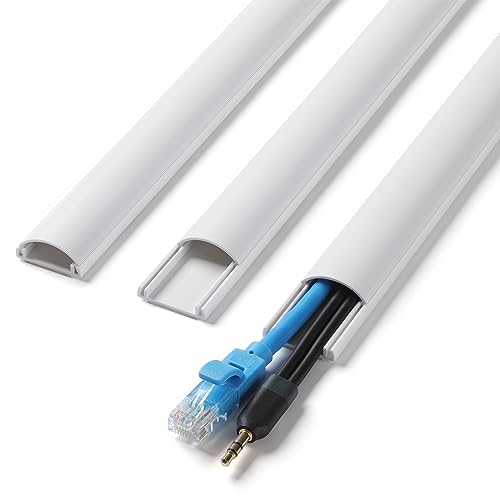 ZhiYo Ocultador de cables, 39 pulgadas (3 pulgadas de largo)