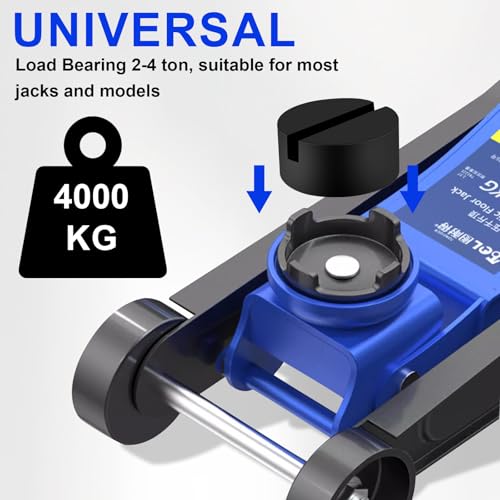 Rubber Jack Pad,2PCS Universal Jack Pad Adapter,Rubber Slott
