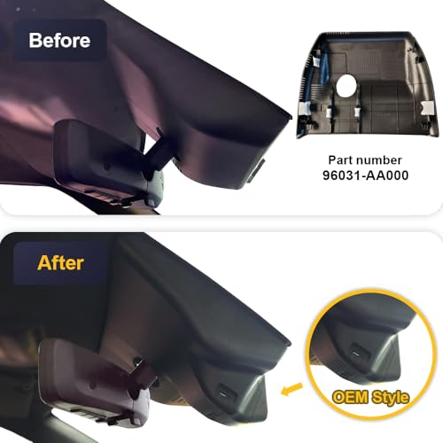 Fitcamx 2160P+trasera 1080P Dash Cam Adapts para Hyundai Ela