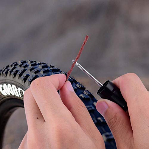 Kit de reparación de neumáticos de bicicleta sin cámara, par