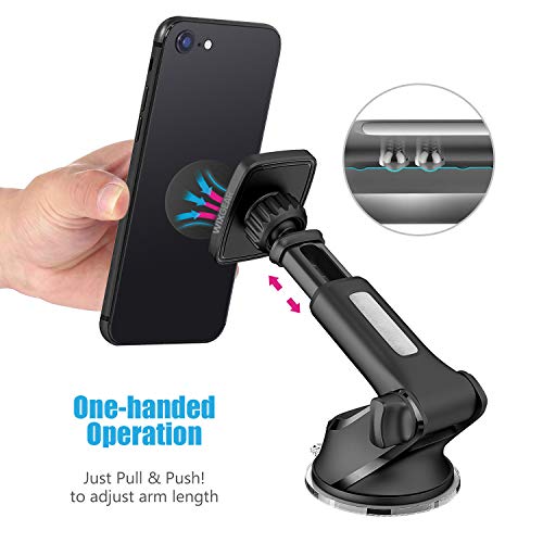 WizGear - Soporte magnético para teléfono para automóvil, so