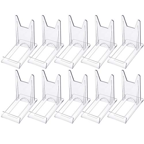 Zonon Soportes de placa de acrílico de plástico, soportes pa