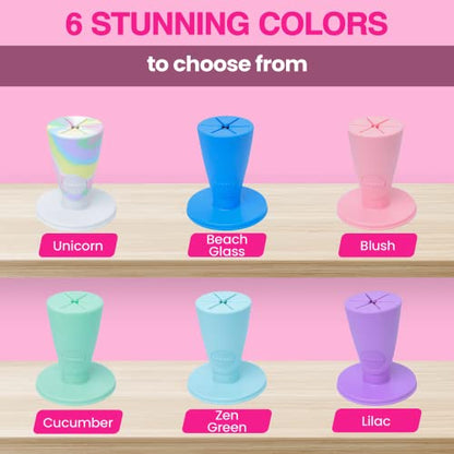 tweexy Hinge Untippable Nail Polish Bottle Holder | Anti-Spi