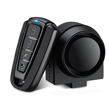 ONVIAN Rechargeable Bike Bell Bike Alarm with Wireless Remot