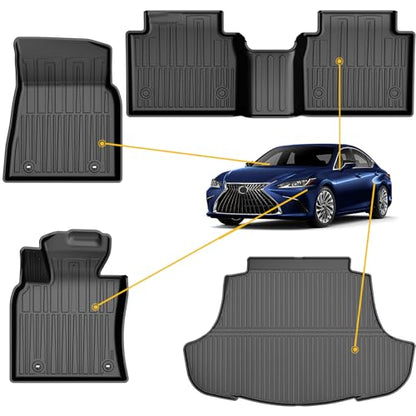 Alfombrillas y tapete de carga para Lexus ES350/ES300h, ajus