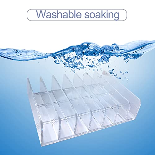 Organizador de paleta de sombra de ojos acrílico transparent