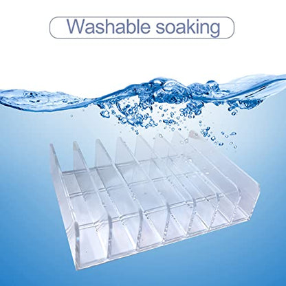 Organizador de paleta de sombra de ojos acrílico transparent