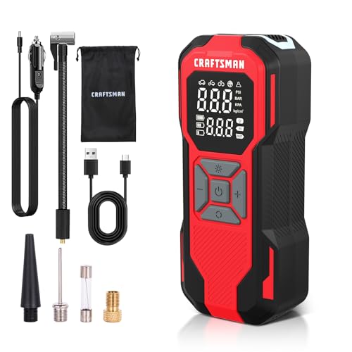 CRAFTSMAN Compresor de aire portátil para inflador de neumát