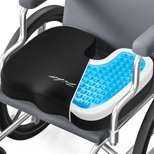 ZIKEE Cojines para silla de ruedas con diseño de triple capa