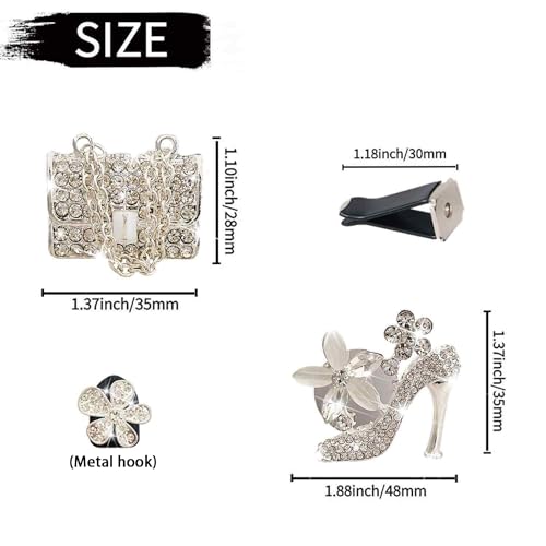 2 clips de ventilación para zapatos y bolsas: accesorios bri