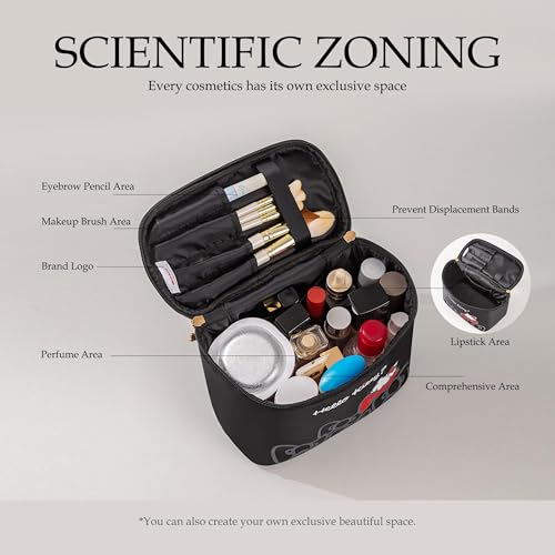 AmBealla Bolsa de maquillaje, bolsas de cosméticos de viaje,