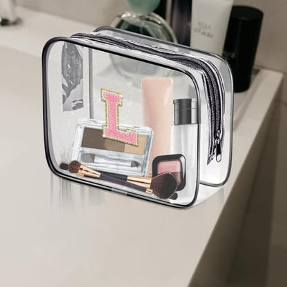 Bolsa de aseo transparente, bolsa de aseo portátil de viaje,