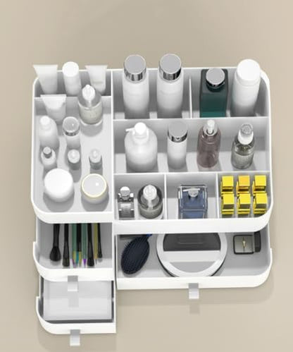 MIUOPUR Organizador de maquillaje para tocador, organizador