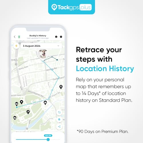 Tack GPS Plus [tarifa mensual más baja| Duración de la bater