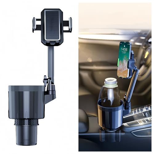 Expansor de portavasos para automóvil, 2 en 1 giratorio de 3