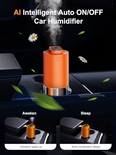 Humidificador portátil para viajes en automóvil, [purificaci