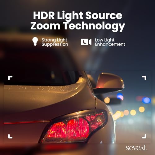 Dashcam espejo 4K con cámara trasera 2K, gran angular de 170