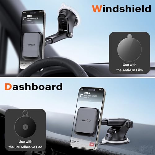 APPS2Car Soporte magnético para teléfono MagSafe para automó
