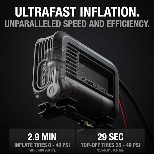 NOCO Inflador de neumáticos AIR15 UltraFast de 15 A, bomba d