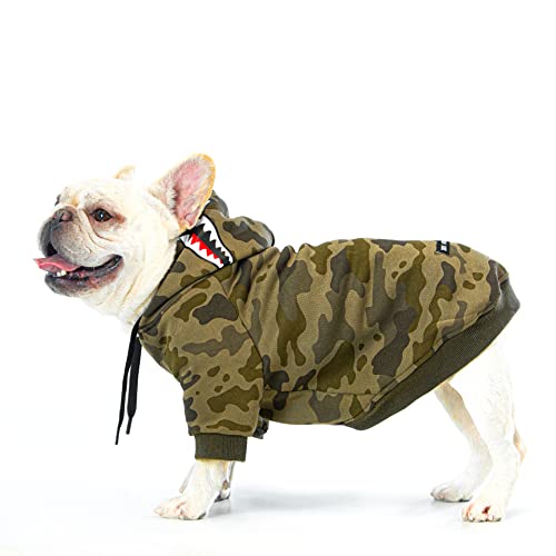 Sudadera con capucha para perro, ropa para perro, forro de v
