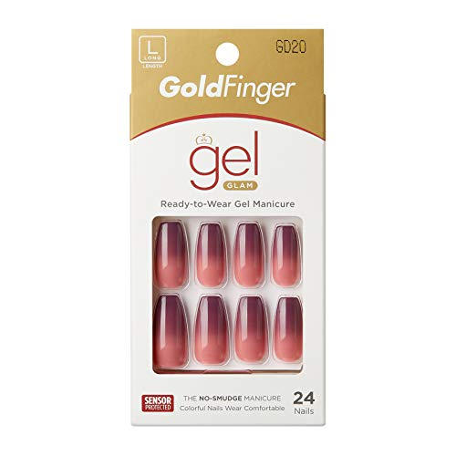 Gold Finger Gel Glam - Uñas con diseño (GD20)