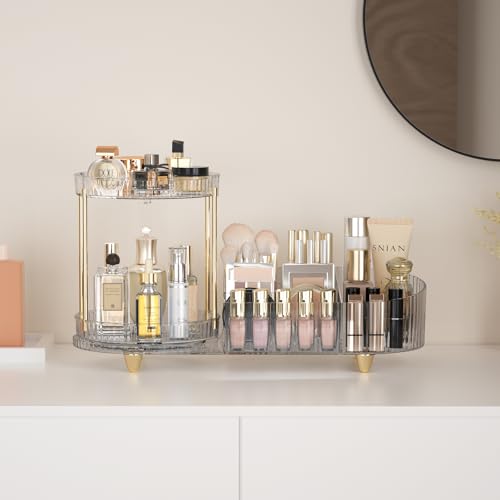 Organizador de maquillaje para tocador, organizadores girato