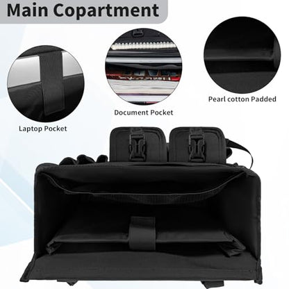 Organizador minimalista para asiento delantero de automóvil,