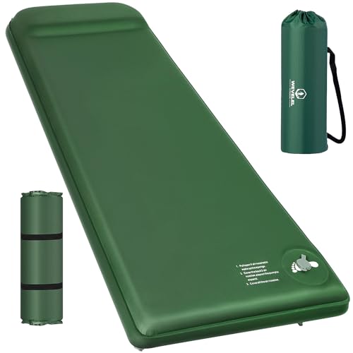 Memory Sleeping Pad, 3.1" Ultra-Thick Sleeping Mats for Camp