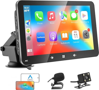Pantalla de juego de coche portátil inalámbrica CarPlay y An