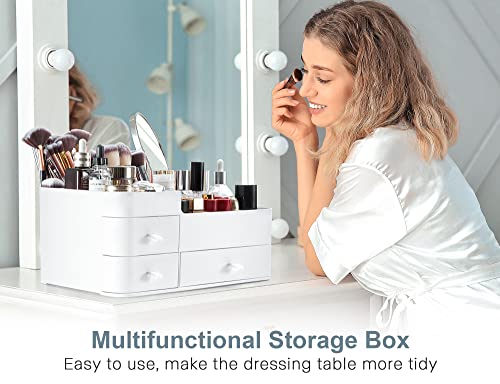 ONXE Organizador de maquillaje con cajones, organizador de e