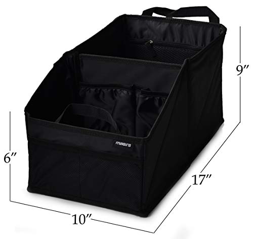Masirs Organizador de asiento trasero para automóvil, organi