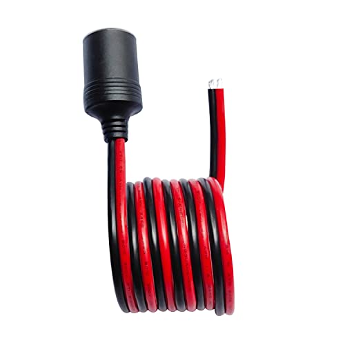 Cable de extensión para encendedor de cigarrillos hembra de