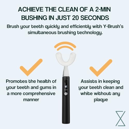 Y-Brush Ultra Premium - Cepillo de dientes sónico - Recargab