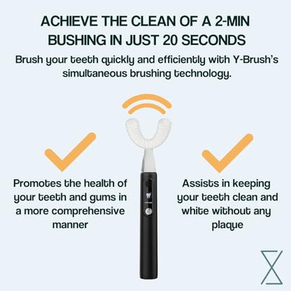 Y-Brush Ultra Premium - Cepillo de dientes sónico - Recargab