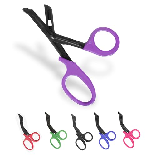 Tijeras médicas de 7.5 pulgadas - Tijeras de trauma moradas