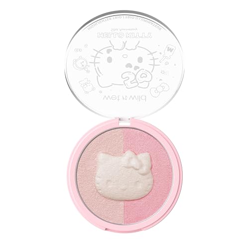 wet n wild Hello Kitty - Trío de resaltadores, brillo multid