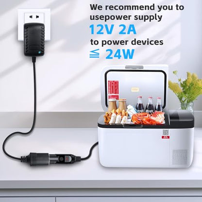 12V 2A 24W AC To DC Converter Car Outlet Adapter, Car Cigare