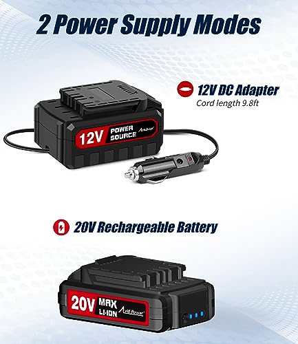 Avid Power Compresor de aire portátil para inflar neumáticos