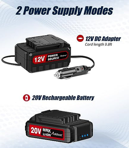 Avid Power Compresor de aire portátil para inflar neumáticos