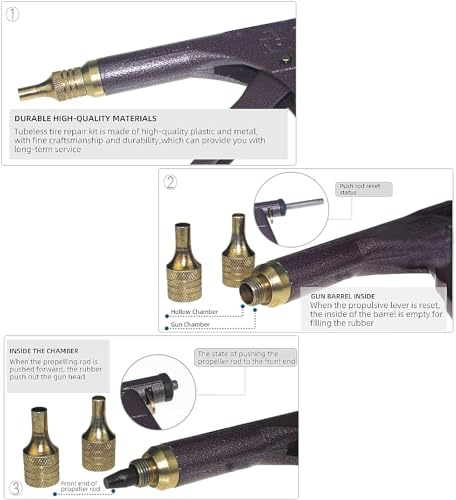 Kit de reparación de neumáticos, tapón de neumáticos para mo