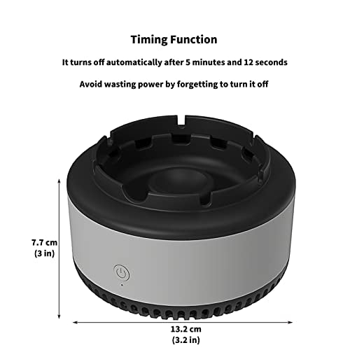 2 en 1 purificador de aire multifuncional sin humo cenicero